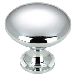 Richelieu Contemporary Round Cabinet Knob 1-3/16 in. D 1-3/32 in. Chrome 1 pk