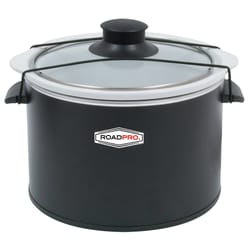 RoadPro 12 V Black Slow Cooker 1 pk