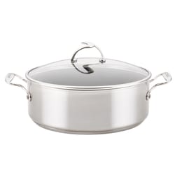 Circulon Stainless Steel Stock Pot 11.9 in. 7.5 qt Silver