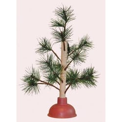 Rednek Multicolored Plunger Christmas Tree 15 in.