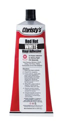 Christy's Red Hot White Adhesive and Sealant For PVC/Vinyl 8 oz