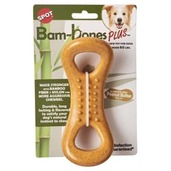 Ethical Products Inc. Spot Yellow Figure 8 Bone Chew Dog Toy 1 pk