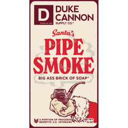 Duke Cannon Big Ass Brick of Soap Santa's Pipe Smoke Scent Bar Soap 10 oz 1 pk