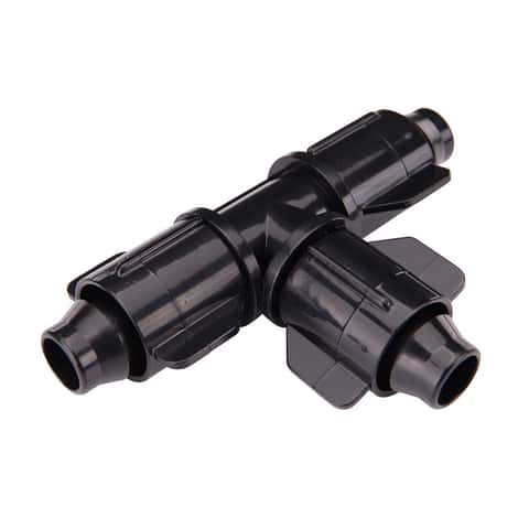 Raindrip 1/2 in. Compression Drip Irrigation Tee 1 pk Raindrip 1/2 in. Compression Drip Irrigation Tee 1 pk