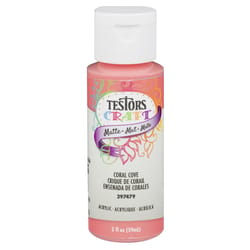 Testors Matte Coral Cove Craft Spray Paint 2 oz