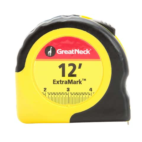 Steel Tape Measure  Series A1 - 12ft (Yellow)