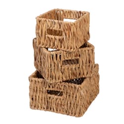 Honey Can Do Natural Woven Nesting Basket Set