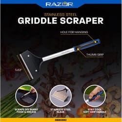 Razor Grill Scraper 5.63 in. W 1 pk