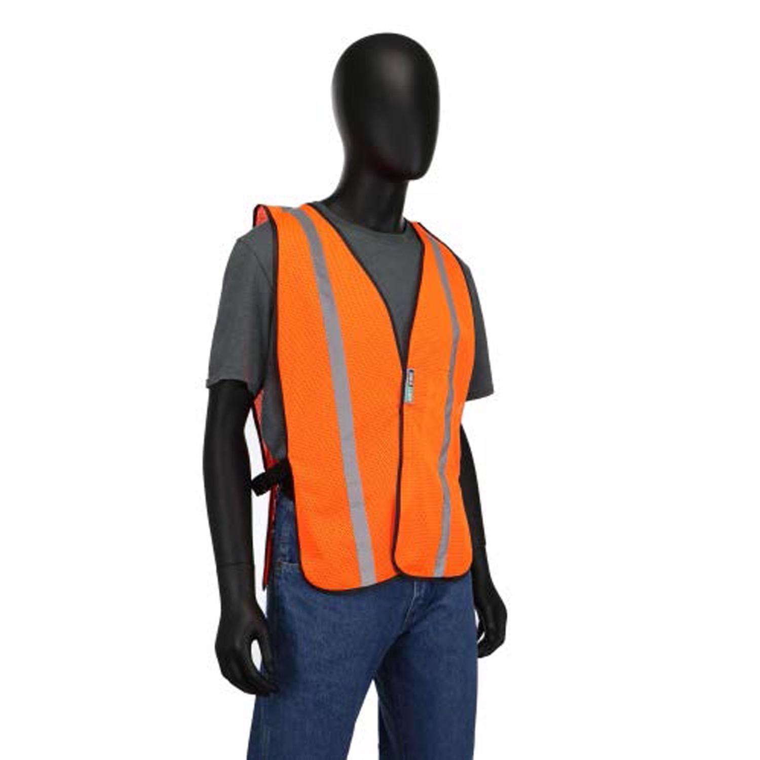 Solid Lime Reflective Vest - REBEL Safety Gear