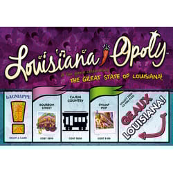 Late for the Sky Louisiana-Opoly Board Game Multicolored