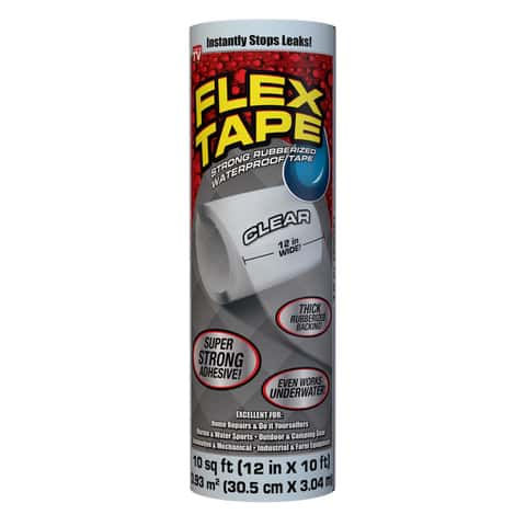 Flex Seal, 14 oz, 2-Pack, Clear, Stop Leaks Instantly, Transparent  Waterproof Rubber Spray On Sealant Coating, Perfect for Gutters, Wood, RV,  Campers, Roof Repair, Skylights, Windows, and More 