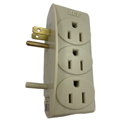 Ace Grounded 6 outlets Adapter 1 pk