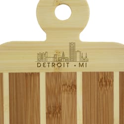 Totally Bamboo 9 in. L X 6 in. W X 0.5 in. Bamboo Serving & Cutting Board