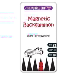 The Purple Cow Backgammon Magnetic Travel Game