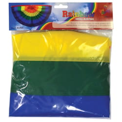 In The Breeze Rainbow Pleated Flag 18 in. H X 36 in. W