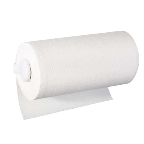 Home Logic White Plastic Wall-mount Paper Towel Holder at