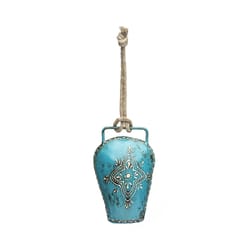 Matr Boomie Henna Treasure Teal 5 in. Wind Bell