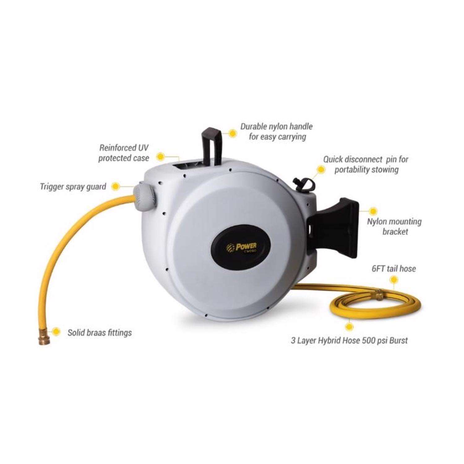 Sample Avaliable 50FT Wall Mounted Automatic Retractable Hose Reel