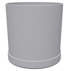 Bloem Mathers Plastic Planter Gray