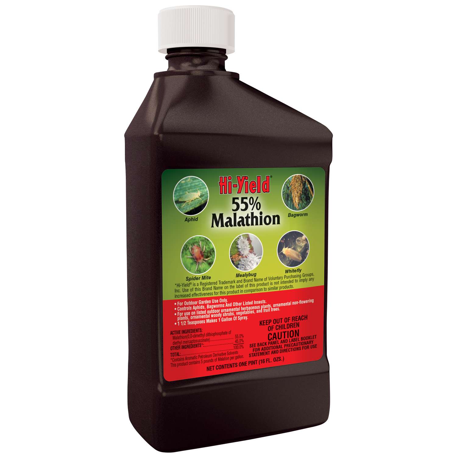 HiYield 55 Malathion Spray Liquid Concentrate Insect Killer 16 oz