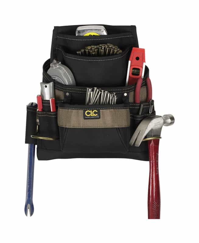 CLC Work Gear 3.75 in. W x 14.25 in. H Polyester Tool Bag 11 pocket ...