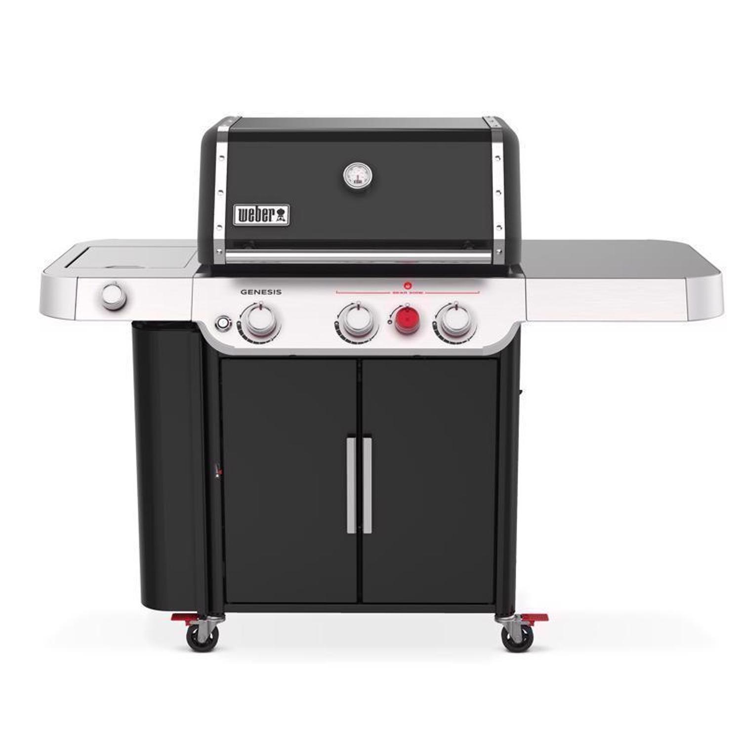 Photos - BBQ / Smoker Weber Genesis E-335 3 Burner Liquid Propane Grill Black 35410001 