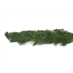 Wishon Evergreens Green White Pine Garland Garland