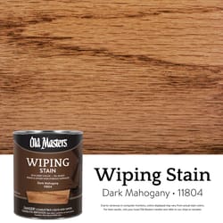 Old Masters Semi-Transparent Dark Mahogany Oil-Based Wiping Stain 1 qt