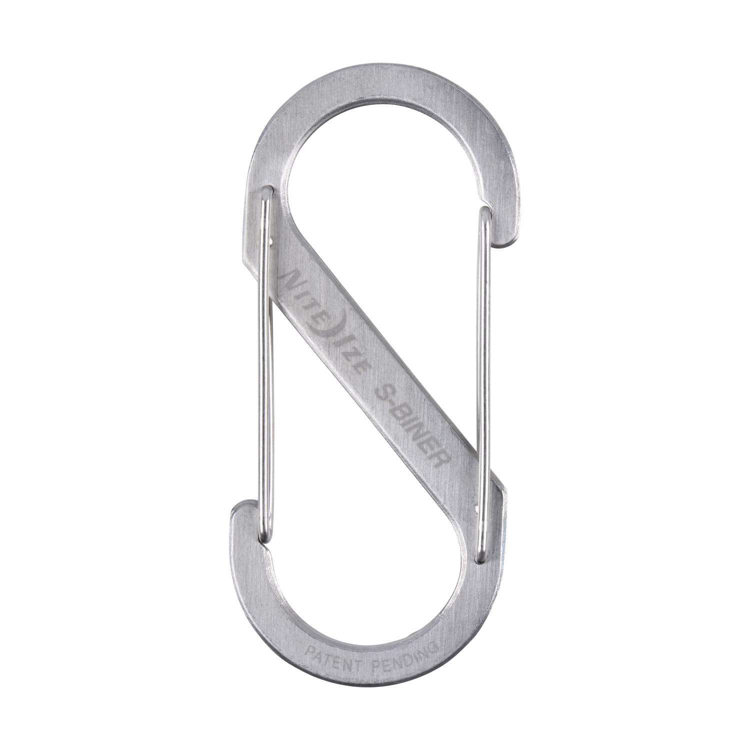 Nite Ize S-Biner 1.8 in. D Stainless Steel Silver Carabiner