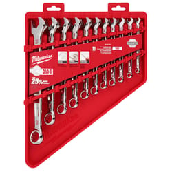 Milwaukee SAE Combination Wrench Set 11 pc