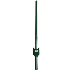 American Posts .5 in. H X 1.25 in. W X 4 ft. L 14 Ga. Powder Coated Green Steel U-Post