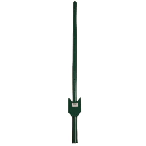 American Posts 60 in. H X 5 ft. L 14 Ga. Powder Coated Green Steel U-Post