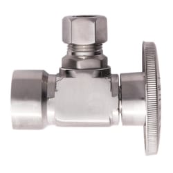 Keeney 1/2 in. FIP X 3/8 in. Compression Brass Shut-Off Valve