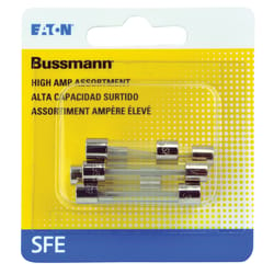 Bussmann 30 amps SFE Clear Glass Tube Fuse 6 pk