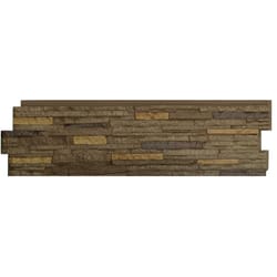 NextStone Stacked Stone 46.5 in. L X 46.5 in. W Polyurethane Brown Faux Stone Panel 5 pk