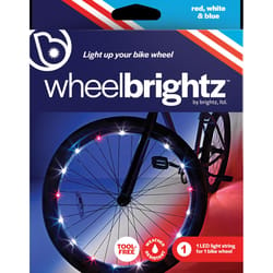 Brightz Wheel Brightz Patriotic LED Bike Accessory ABS Plastics 1 pk