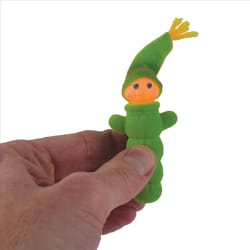 World's Smallest Glo Worm Plush Toy Green/Yellow
