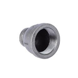STZ Industries 1-1/2 in. FIP each X 3/4 in. D FIP each Black Malleable Iron Reducing Coupling