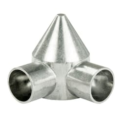 YardGard Silver Aluminum Chain Link Bullet Cap 1 pk