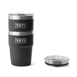 YETI Rambler 16 oz Black BPA Free Stackable Tumbler with MagSlider Lid