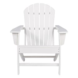 Signature Design by Ashley Sundown Treasure White HDPE Frame Adirondack Armchair