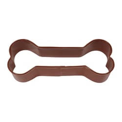 R&M International Corp 2 in. W X 5 in. L Dog Bone Cookie Cutter Brown 1 pc