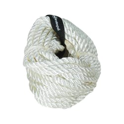 Wellington 3/8 in. D X 50 ft. L White Twisted Nylon Rope
