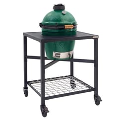 Big Green Egg 15 in. Medium EGG Package with Modular Nest Charcoal Kamado Grill and Smoker Green