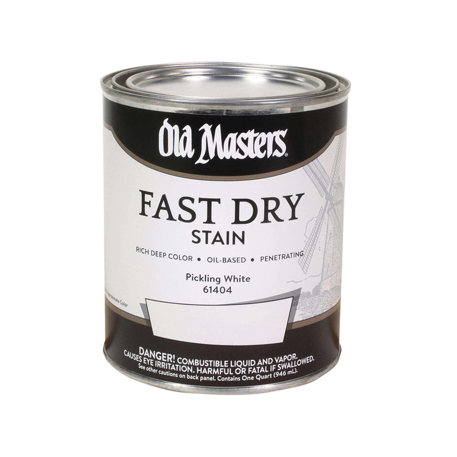Old Masters SemiTransparent Pickling White OilBased Alkyd Fast Dry