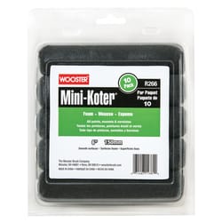 Wooster Mini-Koter Foam Mini Paint Roller Cover 10 pk