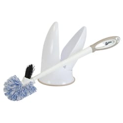 Quickie Home Pro 3.5 in. W Plastic/Rubber Handle Brush and Caddy