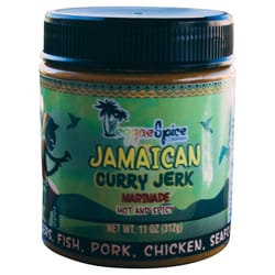 Reggae Spice Company Jamaican Curry Jerk Hot & Spicy Marinade 11 oz