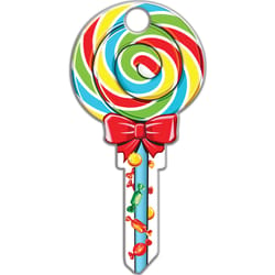 Lucky Line Key Shapes Lollipop House Key Blank SC1 Single For Schlage