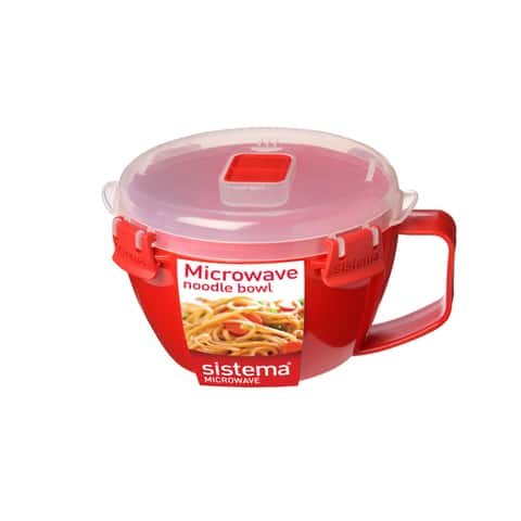 Sistema Large Microwave Steamer - Red